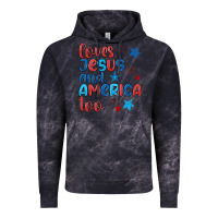 Cloud Black love jesus and america too Vintage Hoodie - JahusDesignShop