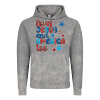 Cloud Rock love jesus and america too Vintage Hoodie - JahusDesignShop