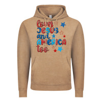 Vintage Coffee love jesus and america too Vintage Hoodie - JahusDesignShop