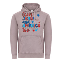 Vintage Zinc love jesus and america too Vintage Hoodie - JahusDesignShop