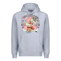 Heather Grey mexican christmas Premium Hoodie - MaliasSmallBusiness
