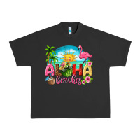 Pigment Black aloha beaches Urban Heavy Tee - texasbilliewilder