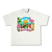 Pistachio aloha beaches Urban Heavy Tee - texasbilliewilder