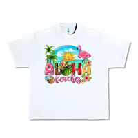 White aloha beaches Urban Heavy Tee - texasbilliewilder