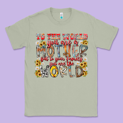 Mother World Classic Tee Designed By Racoondesign