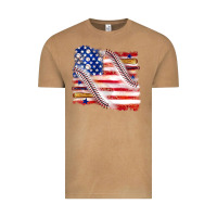 Vintage Camel baseball american flag Vintage Tee - texasbilliewilder