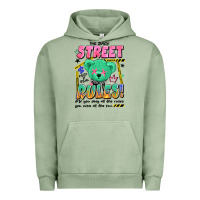 Pigment Oil Green street rules Urban Hoodie - Artiststas
