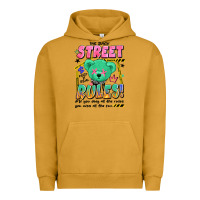 Pigment Peanut Butter street rules Urban Hoodie - Artiststas