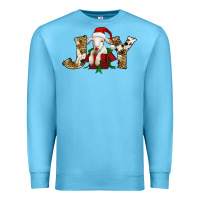 Ocean Blue joy christmas lamb Premium Sweatshirt - Jasminsmagicworld