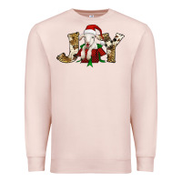 Pale Pink joy christmas lamb Premium Sweatshirt - Jasminsmagicworld