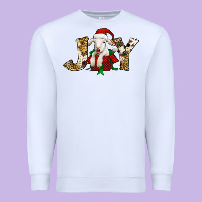 Joy Christmas Lamb Premium Sweatshirt Designed By Jasminsmagicworld