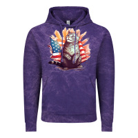Cloud Purple cat8 Vintage Hoodie - Unal Design