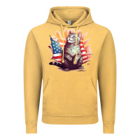 Vintage Mustard cat8 Vintage Hoodie - Unal Design