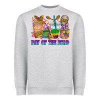 Heather Grey Day of the dead coffee cups Heavyweight Sweatshirt - RanaPortraitStore