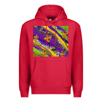 Cardinal mardi gras fleur delis leopard and cowhide Premium Hoodie - AdoDesignShop