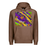 Chestnut mardi gras fleur delis leopard and cowhide Premium Hoodie - AdoDesignShop
