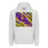 Dove Grey mardi gras fleur delis leopard and cowhide Premium Hoodie - AdoDesignShop