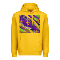 Lemon mardi gras fleur delis leopard and cowhide Premium Hoodie - AdoDesignShop