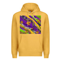 Mustard mardi gras fleur delis leopard and cowhide Premium Hoodie - AdoDesignShop