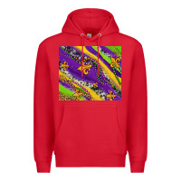 Red mardi gras fleur delis leopard and cowhide Premium Hoodie - AdoDesignShop