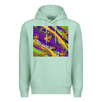Seafoam mardi gras fleur delis leopard and cowhide Premium Hoodie - AdoDesignShop