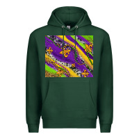 Mardi Gras Fleur Delis Leopard And Cowhide Premium Hoodie | Teevron