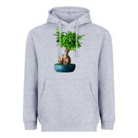 Heather Grey Ficus Ginsenge Heavyweight Hoodie - LillyAllenDesigns