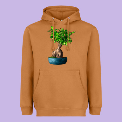 Ficus Ginsenge Heavyweight Hoodie Designed By Lillyallendesigns