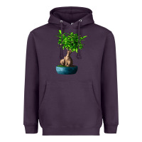 Plum Ficus Ginsenge Heavyweight Hoodie - LillyAllenDesigns