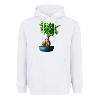 White Ficus Ginsenge Heavyweight Hoodie - LillyAllenDesigns