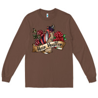 Chestnut hair hustler spray Long Sleeve Tee - SublimationCraftShop