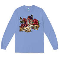 Colony Blue hair hustler spray Long Sleeve Tee - SublimationCraftShop