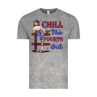 Cloud Rock chill the fourth out 4th july Vintage Tee - texasbilliewilder