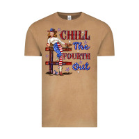 Vintage Camel chill the fourth out 4th july Vintage Tee - texasbilliewilder