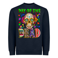 Navy Day of the dead Heavyweight Sweatshirt - RanaPortraitStore