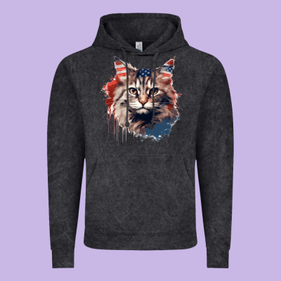 Cat9 Vintage Hoodie Designed By Unal Design