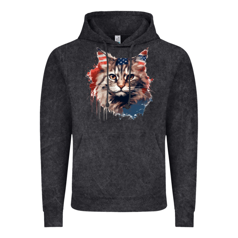 Cat9 Vintage Hoodie by Unal Design | Teevron