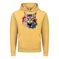 Vintage Mustard cat9 Vintage Hoodie - Unal Design