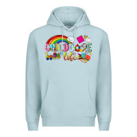 Blue Mist childcare life Premium Hoodie - NancyCooperArtShop