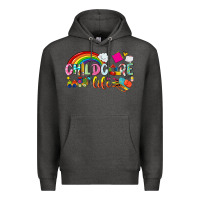Charcoal Heather childcare life Premium Hoodie - NancyCooperArtShop
