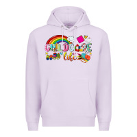 Lilac childcare life Premium Hoodie - NancyCooperArtShop