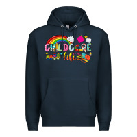Navy childcare life Premium Hoodie - NancyCooperArtShop
