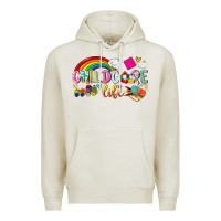 Oatmeal Heather childcare life Premium Hoodie - NancyCooperArtShop