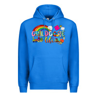 True Royal childcare life Premium Hoodie - NancyCooperArtShop