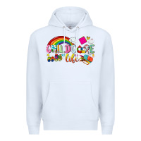 White childcare life Premium Hoodie - NancyCooperArtShop