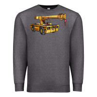 Charcoal Heather carry deck crane Premium Sweatshirt - LillyAllenDesigns