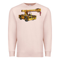 Pale Pink carry deck crane Premium Sweatshirt - LillyAllenDesigns