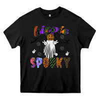 Black hippie spooky Heavy Core Tee - SublimationCraftShop