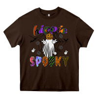 Chocolate Brown hippie spooky Heavy Core Tee - SublimationCraftShop
