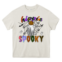 Cream hippie spooky Heavy Core Tee - SublimationCraftShop